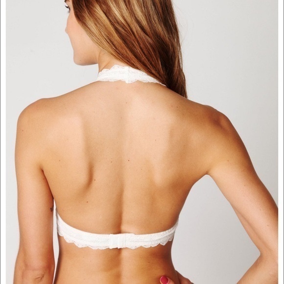 Free People Galloon Halter Bralette - White - Picture 5 of 10